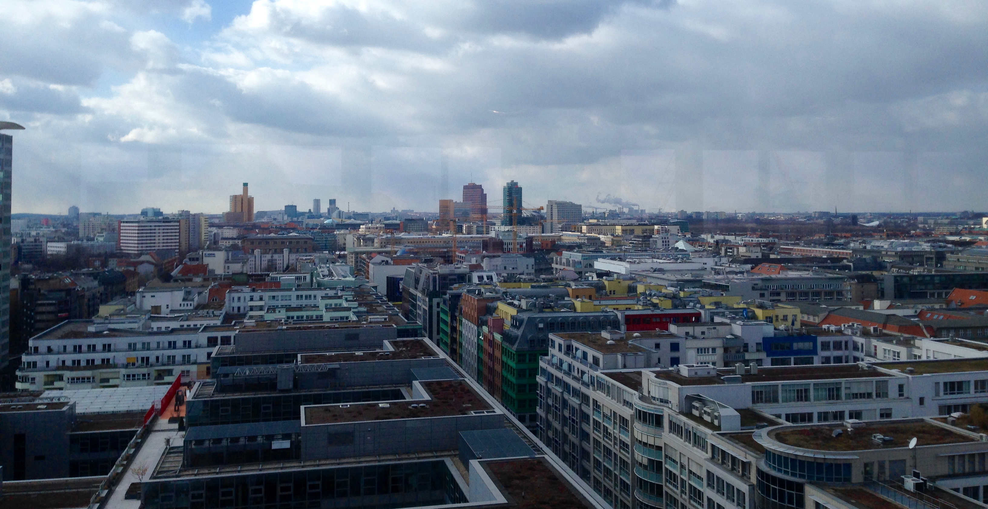 Ausblick über Berlin aus dem Axel-Springer-Verlagshaus